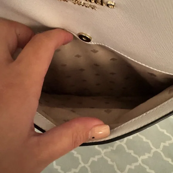 Kate Spade Tan and Black Backpack with Saffiano Texture - Picture 4 of 5